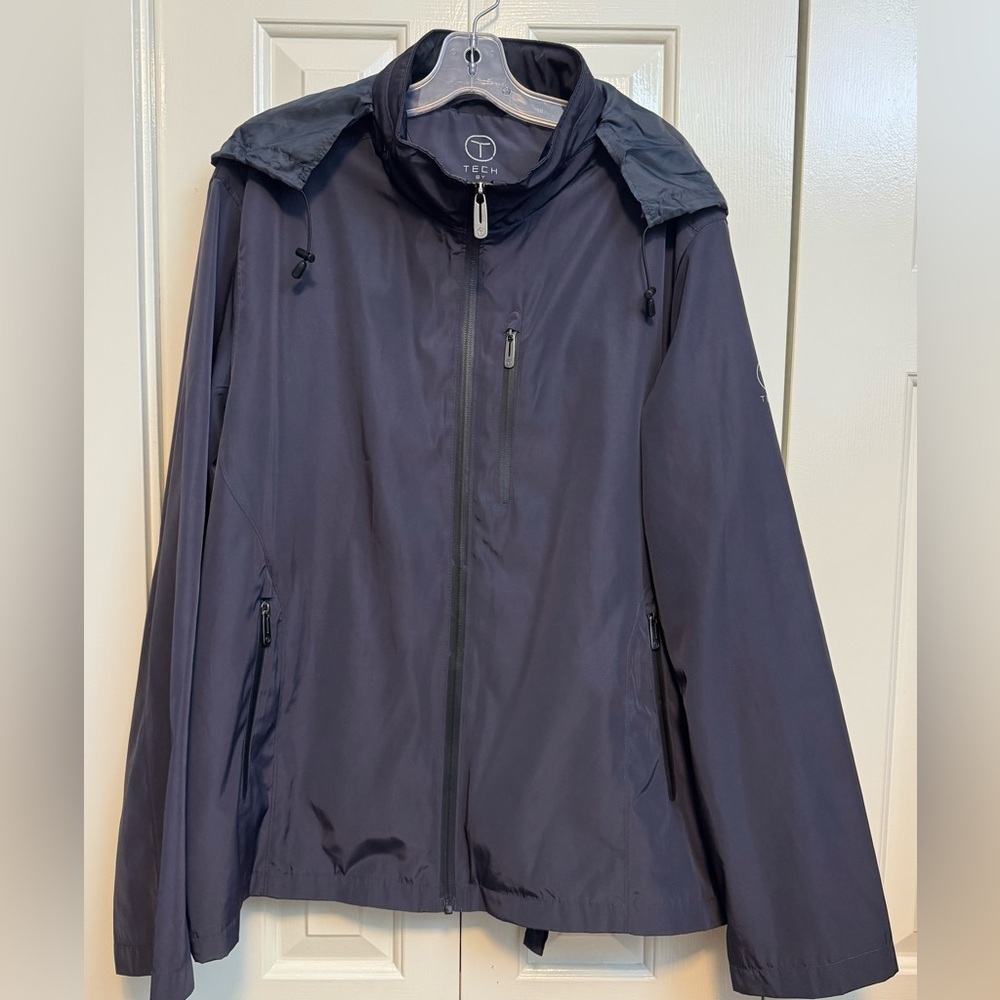 TUMI T-Tech Jacket Hooded Travel Pouch Windbreaker